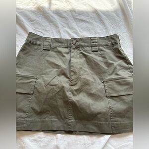 Abercrombie & Fitch Khaki Mini Skirt